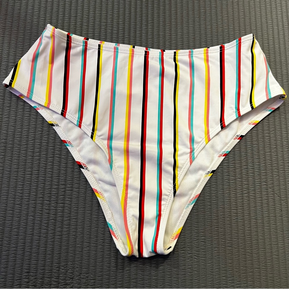 NWOT Forever 21 High Rise Bikini bottom Sz S